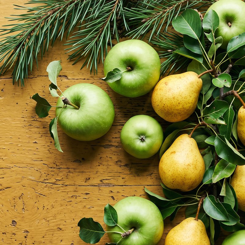 Autumn Road Trip scent notes composition — Harvest apple, Anjou pear, silver oak